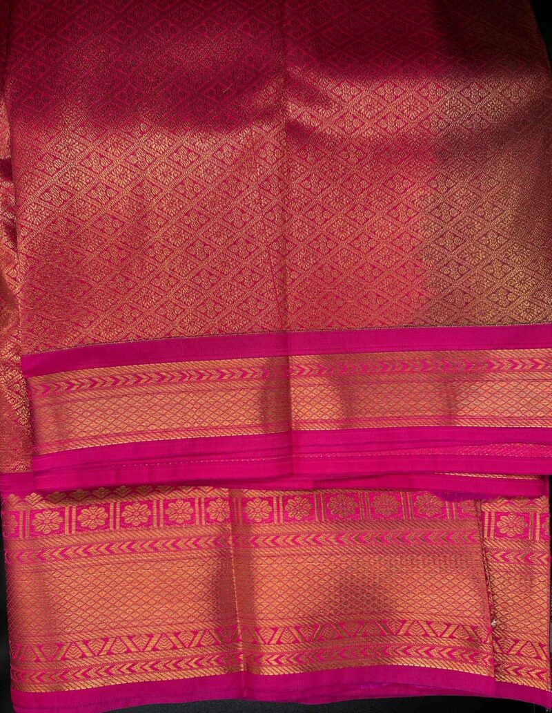 Vairaoosi Saree - Bluebonnet - Image 3