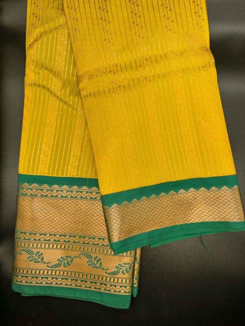 Vairaoosi Saree - Mustard Yellow