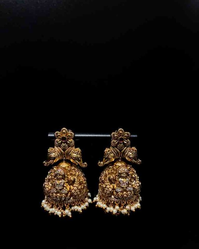 Kundan Temple Jewelry - Necklace Set 2025 - Image 3